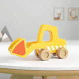Maxbell Baby Wooden Toy Forklift Sensory Toys Construction Vehicle Baby Push Car Toy