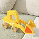 Maxbell Baby Wooden Toy Forklift Sensory Toys Construction Vehicle Baby Push Car Toy