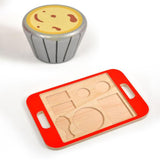 Maxbell Burger Stacking Toy Simulation Kitchen Toy Set for 3 4 5 Years Old Baby Kids