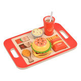 Maxbell Burger Stacking Toy Simulation Kitchen Toy Set for 3 4 5 Years Old Baby Kids