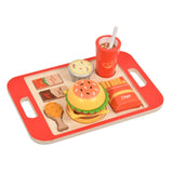 Maxbell Burger Stacking Toy Simulation Kitchen Toy Set for 3 4 5 Years Old Baby Kids