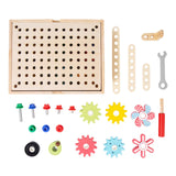 Maxbell Spinny Gears for 4-6 Years Old Educational Learning Toy Gears and Screws Set