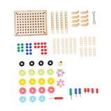 Maxbell Spinny Gears for 4-6 Years Old Educational Learning Toy Gears and Screws Set