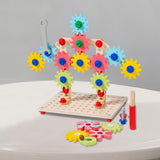 Maxbell Spinny Gears for 4-6 Years Old Educational Learning Toy Gears and Screws Set