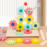 Maxbell Spinny Gears for 4-6 Years Old Educational Learning Toy Gears and Screws Set