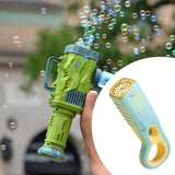 Maxbell Electric Bubble Party Favor Bathtub Toy with Lights for Gifts Wedding Summer blue