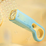 Maxbell Electric Bubble Party Favor Bathtub Toy with Lights for Gifts Wedding Summer blue