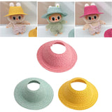 Maxbell Miniature Doll Hat Cute Soft Handmade Doll Accessories for Home Kids Pink