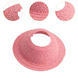 Maxbell Miniature Doll Hat Cute Soft Handmade Doll Accessories for Home Kids Pink