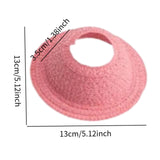 Maxbell Miniature Doll Hat Cute Soft Handmade Doll Accessories for Home Kids Pink