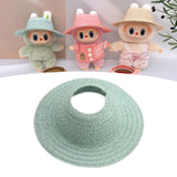 Maxbell Miniature Doll Hat Cute Soft Handmade Doll Accessories for Home Kids Blue