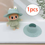 Maxbell Miniature Doll Hat Cute Soft Handmade Doll Accessories for Home Kids Blue