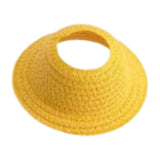 Maxbell Miniature Doll Hat Cute Soft Handmade Doll Accessories for Home Kids Yellow