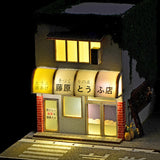 Maxbell 1:64 Diorama Garage Scene DIY tofu shop Diorama for Diecast Cars Layout
