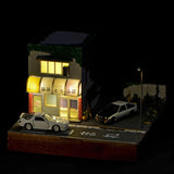 Maxbell 1:64 Diorama Garage Scene DIY tofu shop Diorama for Diecast Cars Layout