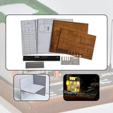 Maxbell 1:64 Diorama Garage Scene DIY tofu shop Diorama for Diecast Cars Layout