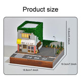 Maxbell 1:64 Diorama Garage Scene DIY tofu shop Diorama for Diecast Cars Layout