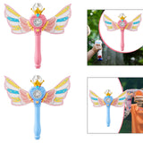 Maxbell Bubble Wand for Kids Supplies Portable Bubble Maker for Party Holiday Indoor Pink