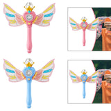 Maxbell Bubble Wand for Kids Supplies Portable Bubble Maker for Party Holiday Indoor Pink