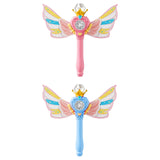 Maxbell Bubble Wand for Kids Supplies Portable Bubble Maker for Party Holiday Indoor Pink