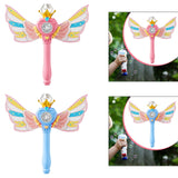 Maxbell Bubble Wand for Kids Supplies Portable Bubble Maker for Party Holiday Indoor Pink