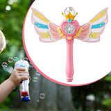 Maxbell Bubble Wand for Kids Supplies Portable Bubble Maker for Party Holiday Indoor Pink