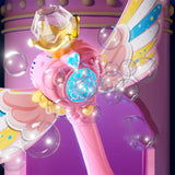 Maxbell Bubble Wand for Kids Supplies Portable Bubble Maker for Party Holiday Indoor Pink