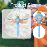 Maxbell Bubble Wand for Kids Supplies Portable Bubble Maker for Party Holiday Indoor Blue