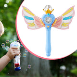 Maxbell Bubble Wand for Kids Supplies Portable Bubble Maker for Party Holiday Indoor Blue