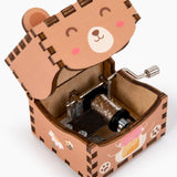Maxbell Wooden Music Box Collectibles Musical Boxes for Birthday Festival Boys Girls Style A