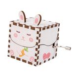 Maxbell Wooden Music Box Collectibles Musical Boxes for Birthday Festival Boys Girls Style A
