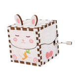 Maxbell Wooden Music Box Collectibles Musical Boxes for Birthday Festival Boys Girls Style A