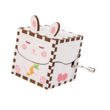 Maxbell Wooden Music Box Collectibles Musical Boxes for Birthday Festival Boys Girls Style A