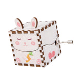 Maxbell Wooden Music Box Collectibles Musical Boxes for Birthday Festival Boys Girls Style A
