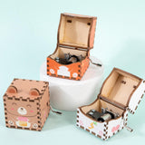 Maxbell Wooden Music Box Collectibles Musical Boxes for Birthday Festival Boys Girls Style A