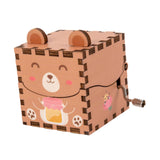 Maxbell Wooden Music Box Collectibles Musical Boxes for Birthday Festival Boys Girls Style B