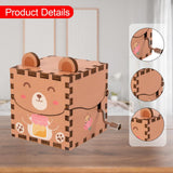 Maxbell Wooden Music Box Collectibles Musical Boxes for Birthday Festival Boys Girls Style B