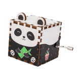 Maxbell Wooden Music Box Collectibles Musical Boxes for Birthday Festival Boys Girls Style C