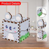 Maxbell Wooden Music Box Collectibles Musical Boxes for Birthday Festival Boys Girls Style D