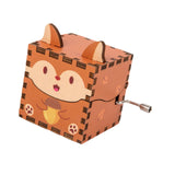 Maxbell Wooden Music Box Collectibles Musical Boxes for Birthday Festival Boys Girls Style E