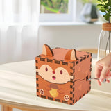 Maxbell Wooden Music Box Collectibles Musical Boxes for Birthday Festival Boys Girls Style E