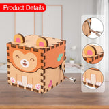 Maxbell Wooden Music Box Collectibles Musical Boxes for Birthday Festival Boys Girls Style H