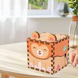Maxbell Wooden Music Box Collectibles Musical Boxes for Birthday Festival Boys Girls Style H