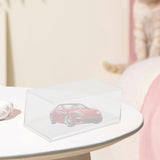 Maxbell Acrylic Display Case Storage for Collectibles Small Toys Mini Action Figures Clear Base