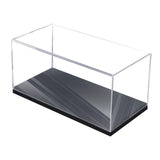 Maxbell Acrylic Display Case Storage for Collectibles Small Toys Mini Action Figures Black Base