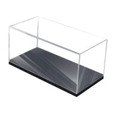 Maxbell Acrylic Display Case Storage for Collectibles Small Toys Mini Action Figures Black Base