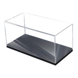 Maxbell Acrylic Display Case Storage for Collectibles Small Toys Mini Action Figures Black Base
