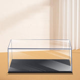Maxbell Acrylic Display Case Storage for Collectibles Small Toys Mini Action Figures Black Base