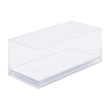 Maxbell Acrylic Display Case Storage for Collectibles Small Toys Mini Action Figures White Base