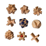 Maxbell Wooden Brain Teaser for Kids & Adults Gifts Development Coffee Table Puzzles Style A